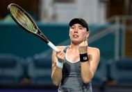 Ekaterina Alexandrova at the 2024 Miami Open.